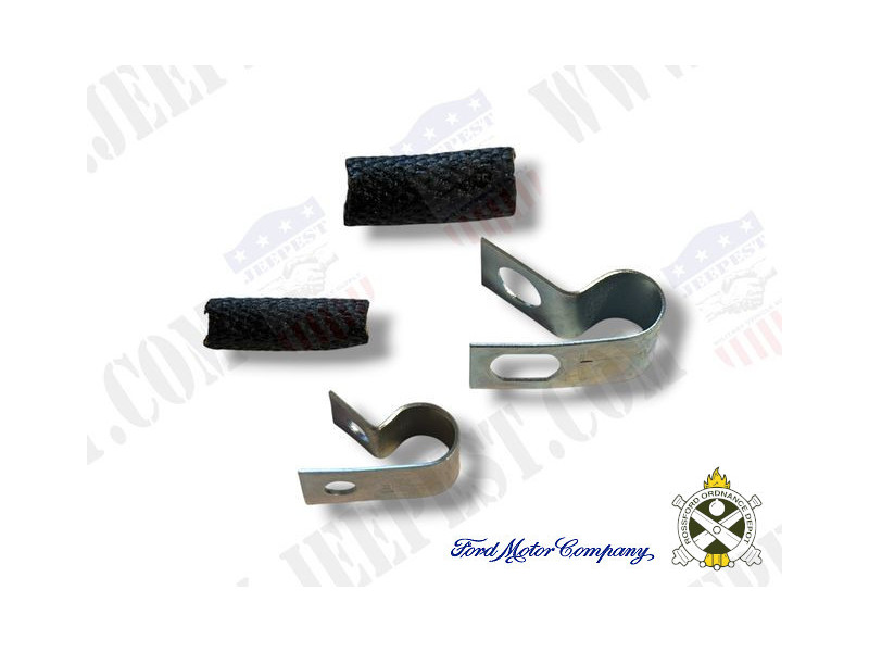 KIT OIL LINE CLAMPS JEEP FORD GPW