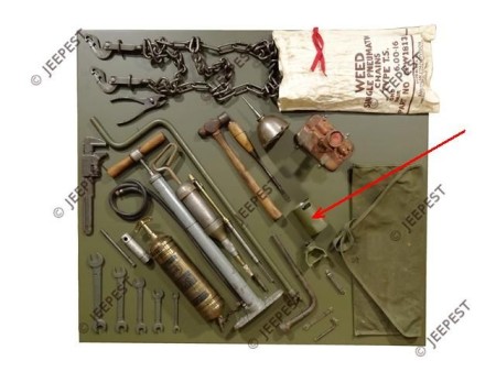 CLE DEMONTAGE ECROU MOYEU JEEP FORD REPRO