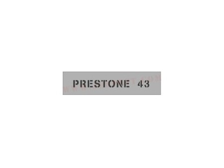 POCHOIR "PRESTONE 43" MASQUE AUTOCOLLANT