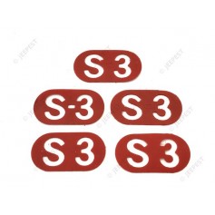 STICKERS RED S3 (SET)