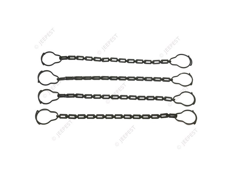 CHAINETTE+ANNEAUX DE VIS PAPILLON (JEU DE 4) MB