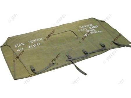 BACHE JEEP CANVAS "J&M WORTHING" + STENCILS