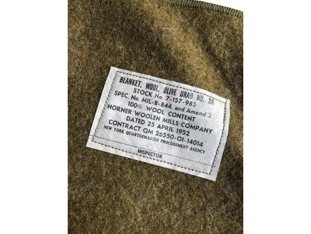BLANKET WOOL USA MD POST WW2