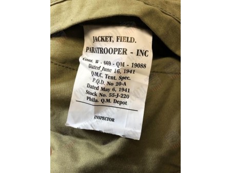 VESTE M-1941 OD 40R LUXE NET