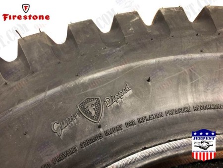 PNEUMATIQUE MILITARY 600X16 FIRESTONE "MADE IN USA" NET