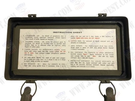 BOITE FIRST AID KIT GAS CASUALITIES USA