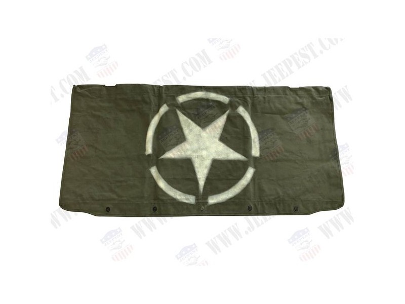 COVER WINDSHIELD JEEP "J&M WORTHING" + STAR COVER WINDSHIELD JEEP "J&M WORTHING" + STAR