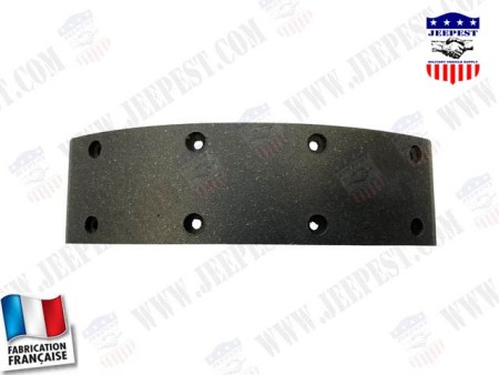GARNITURES MACHOIRE FREIN (2 ROUES) JEEP "MADE IN FRANCE"