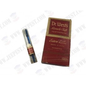 TOOTHBRUSH DR WESTS 1938 GLASS TUBE