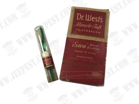 BROSSE A DENTS DR WESTS 1938 TUBE VERRE