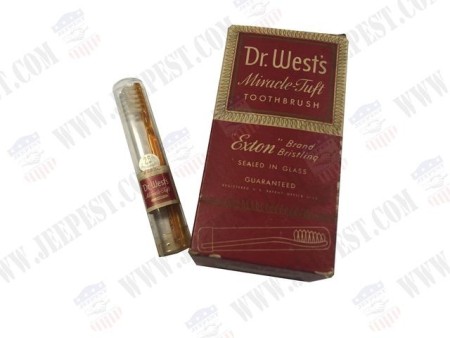 BROSSE A DENTS DR WESTS 1938 TUBE VERRE