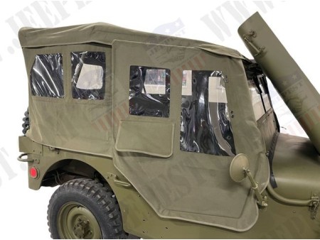 TARPAULIN DOORS+SIDES US OD HEAVY CANVAS